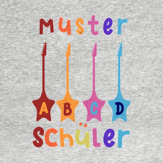 Musterschüler ABCD Rockstar T shirt by chilla09